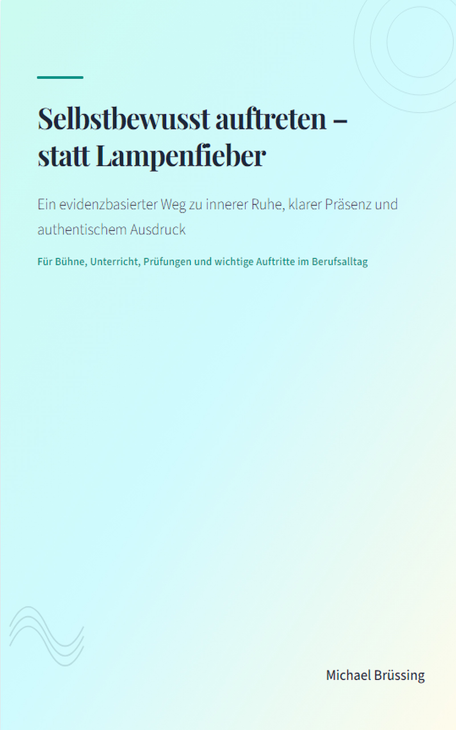 Selbstbewusst Auftreten - Buch Cover