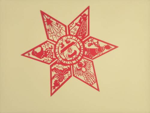 Weihnachtsstern-Krippe